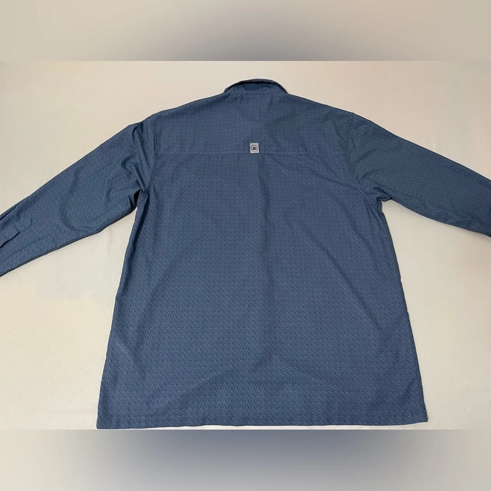 Mapamyumco L/S Button Down‎ Shirt Men’s Size M Hidden Snaps Hiking - Picture 7 of 8